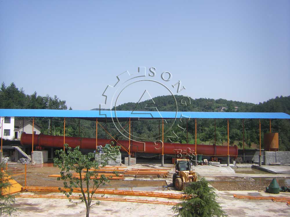 回轉窯安裝設備現(xiàn)場